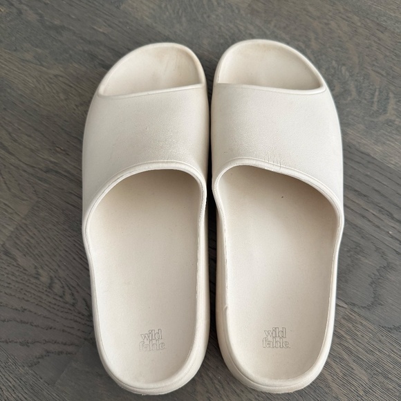Beige Slides/Sandals (Unisex) size W9 M7 Yeezy-Inspired - Picture 4 of 6